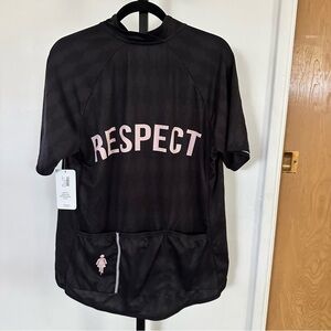 Shebeest RESPECT noir Black Cycling Jersey women 3X